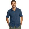 imageEddie Bauer Mens Mt Ss Alderpine Seersucker ShirtDusk