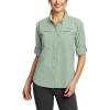 imageEddie Bauer Womens Adventurer Pro Field ShirtBottle Green