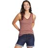 imageEddie Bauer Womens Favorite VNeck Tank StripePaprika