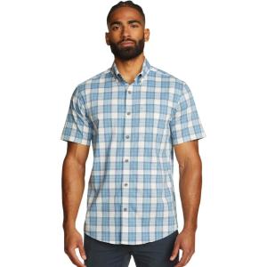 imageEddie Bauer Mens Mr Short Sleeve Voyager Flex ShirtBlue Fog