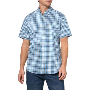 imageEddie Bauer Mens Mr Short Sleeve Voyager Flex ShirtIsland Blue