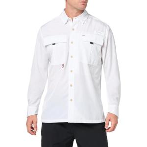 imageEddie Bauer Mens UPF Guide 20 LongSleeve ShirtWhite