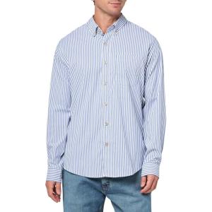 imageEddie Bauer Mens Voyager Flex LongSleeve ShirtPatriot Blue