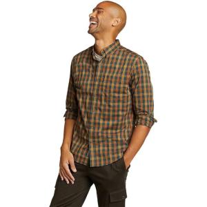 imageEddie Bauer Mens Voyager Flex LongSleeve ShirtRust