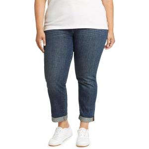 imageEddie Bauer Womens Boyfriend MidRise Jeans  Slim FitWeathered Indigo