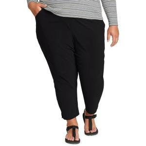 imageEddie Bauer Womens Departure Stretch Straight Leg Ankle PantsBlack