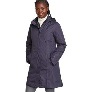 imageEddie Bauer Womens Girl on the Go Insulated Waterproof Trench CoatDk Mulberry