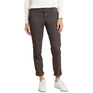 imageEddie Bauer Womens Legend Wash Boyfriend Relaxed Fit PantsCarbon