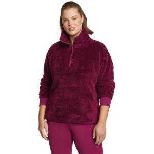 imageEddie Bauer Womens Quest Plush 14 Zip RelaxedPlusPort