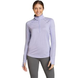 imageEddie Bauer Womens Resolution Stretch LongSleeve 14ZipWisteria