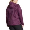 imageEddie Bauer Womens Size Cloud Cap Rain JacketPlusDk Plum
