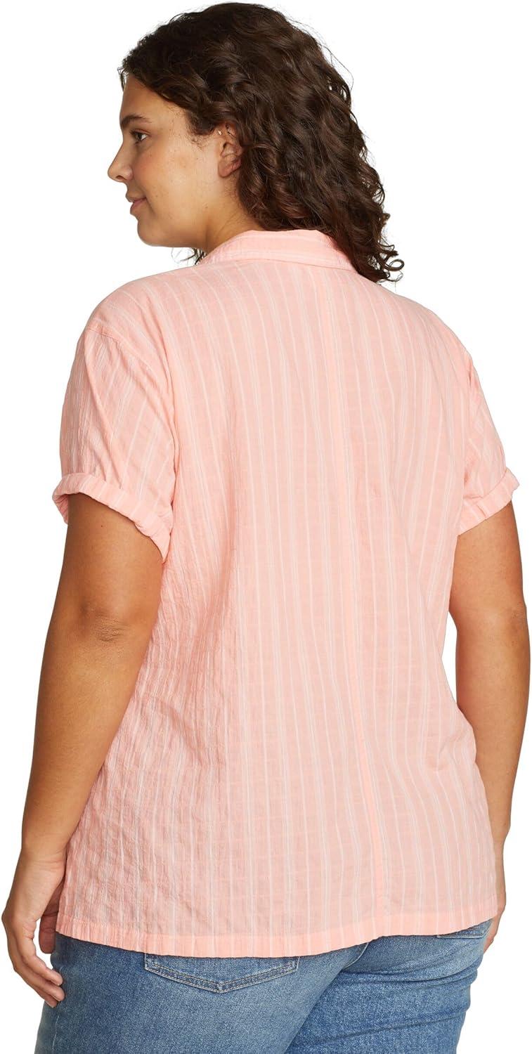imageEddie Bauer Mens Wt Ss Packable Camp ShirtGrapefruit