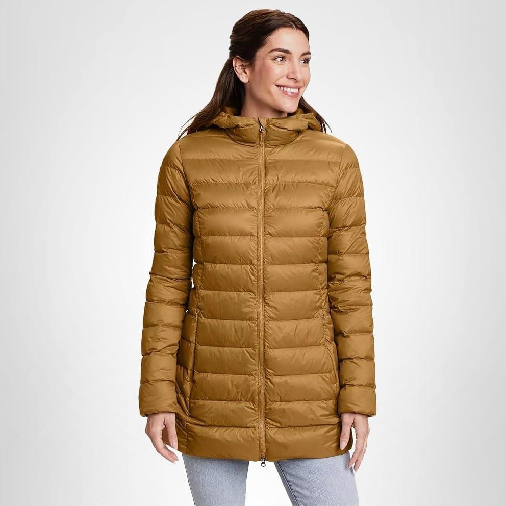 imageEddie Bauer womens Wr Cirruslite Down Parka IIBronze Recycled