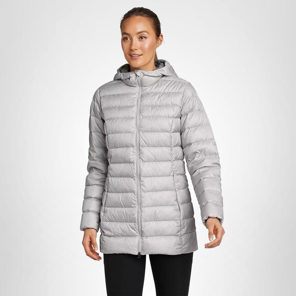 imageEddie Bauer womens Wr Cirruslite Down Parka IILt Gray Recycled
