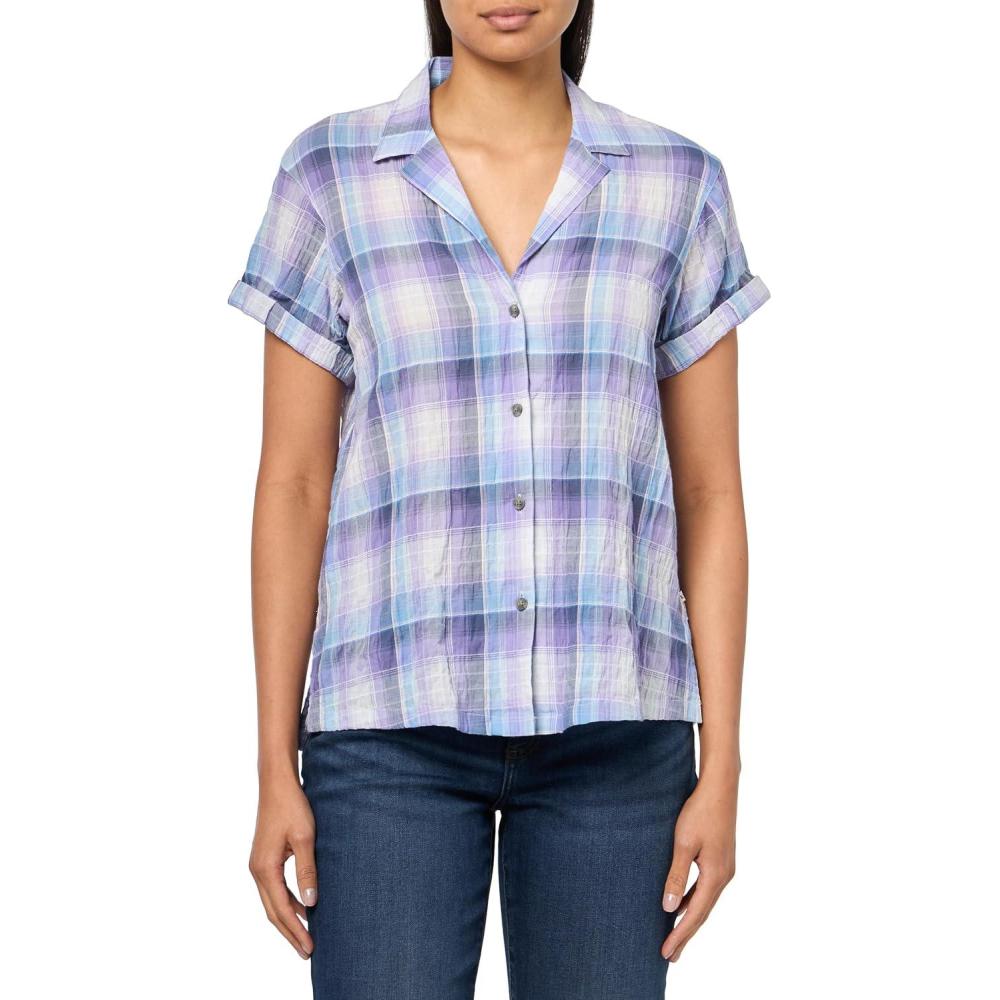 imageEddie Bauer Mens Wt Ss Packable Camp ShirtIris