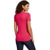 imageEddie Bauer Womens Favorite ShortSleeve VNeck TShirtMagenta