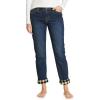 imageEddie Bauer Womens Boyfriend FlannelLined JeansRinsed
