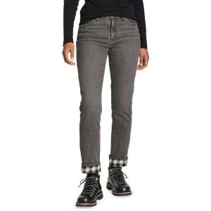 imageEddie Bauer Womens Boyfriend FlannelLined JeansOvercast