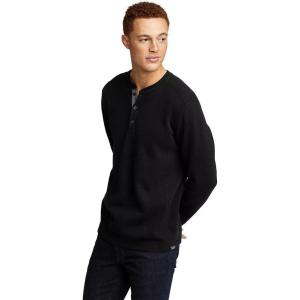 imageEddie Bauer Mens Eddies Favorite Ultrasoft Thermal HenleyBlack