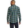imageEddie Bauer Mens Favorite Classic Fit FlannelPlaidPeacock