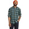 imageEddie Bauer Mens Favorite Classic Fit FlannelPlaidPeacock