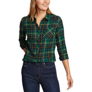 imageEddie Bauer Womens Forest Flannel ShirtMineral Green