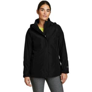 imageEddie Bauer Womens Rainfoil Waterproof Packable Hooded Rain JacketBlack