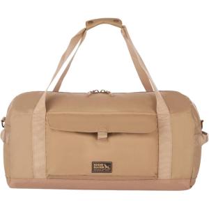 imageEddie Bauer Bygone Duffel  Travel  Weekend Bag  Lightweight  Durable  40L  Rugged PolyesterNylon  UShaped Main Compartment  Dark KhakiDark Khaki