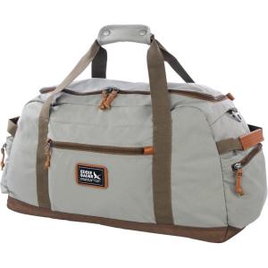 imageEddie Bauer Bygone Duffel  Travel  Weekend Bag  Lightweight  Durable  40L  Rugged PolyesterNylon  UShaped Main Compartment  Dark KhakiHeather Grey