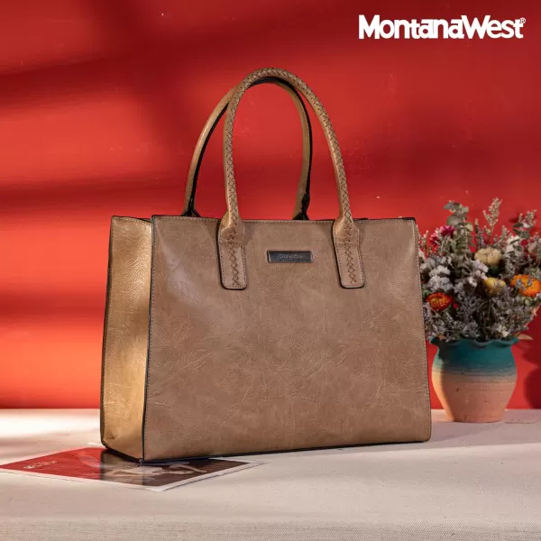 Montana West Handbags Sets 4pcs for Women Large Tote Bags Crossbody Purse Elegant Clutch &amp; Coin Pouch