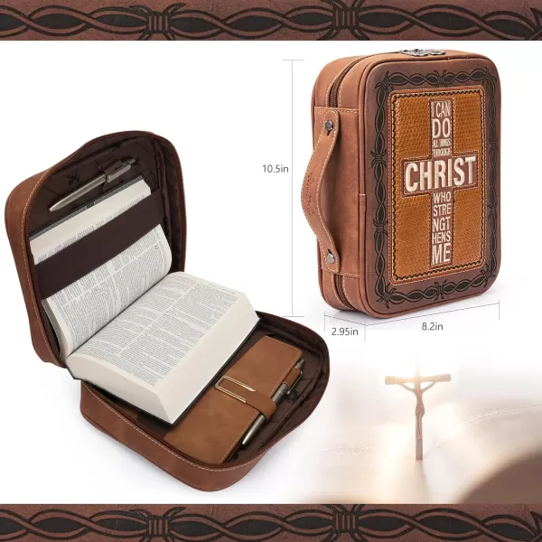 Montana West Western Style Embroidered Bible Covers for Women Men Bible Carrying Case Church Bag Bible Protective