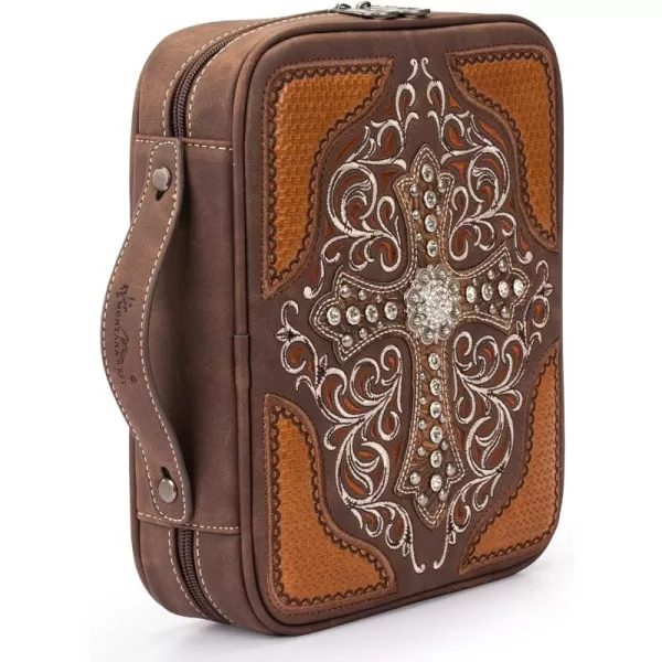 Montana West Western Style Embroidered Bible Covers for Women Men Bible Carrying Case Church Bag Bible Protective