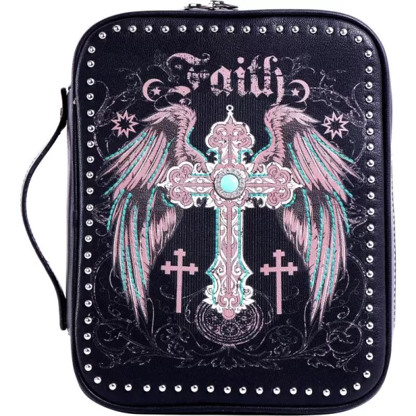 Montana West Western Style Embroidered Bible Covers for Women Men Bible Carrying Case Church Bag Bible Protective