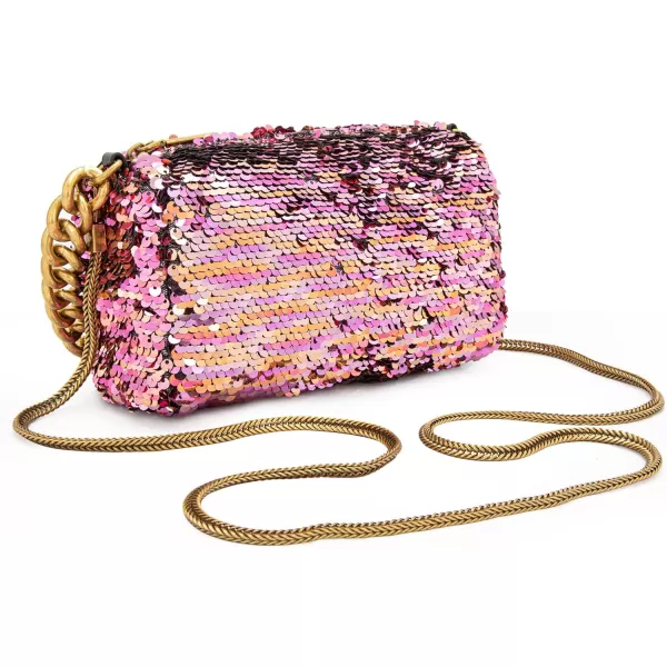 Montana West Glitter Crossbody Bags for Women Bling Purse Mini Handbag Party Bag