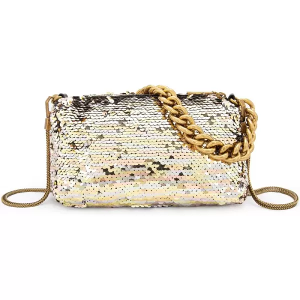 Montana West Glitter Crossbody Bags for Women Bling Purse Mini Handbag Party Bag