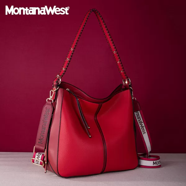 Montana West Hobo Handbag for Women Large Purses and Handbags with Studs and Crossbody Strap