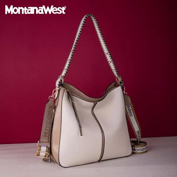 Montana West Hobo Handbag for Women Large Purses and Handbags with Studs and Crossbody Strap