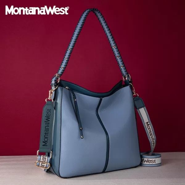 Montana West Hobo Handbag for Women Large Purses and Handbags with Studs and Crossbody Strap