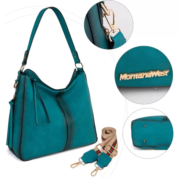 Montana West Hobo Handbag for Women Large Purses and Handbags with Studs and Crossbody Strap