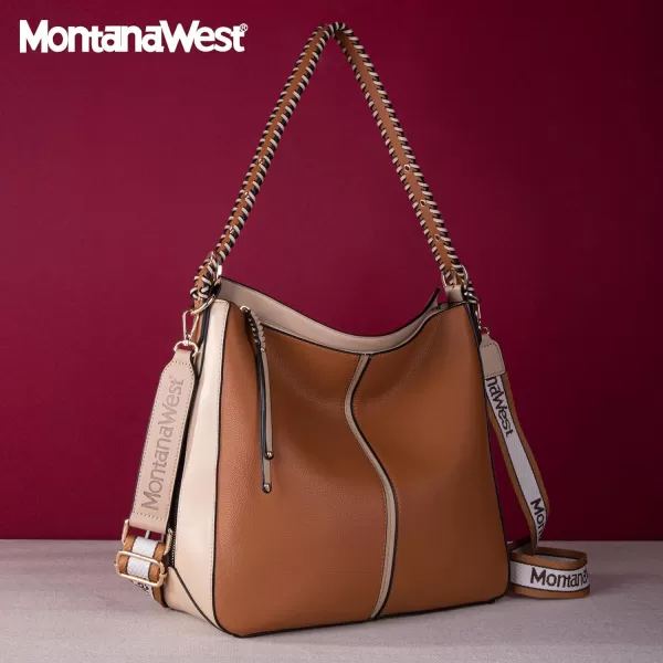 Montana West Hobo Handbag for Women Large Purses and Handbags with Studs and Crossbody Strap