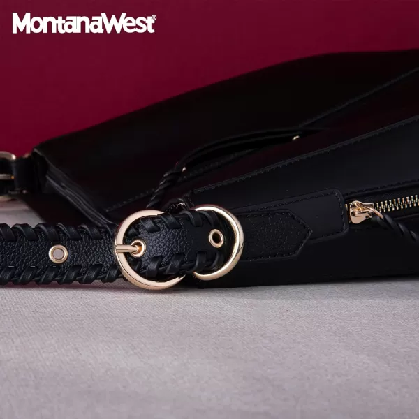 Montana West Hobo Handbag for Women Large Purses and Handbags with Studs and Crossbody Strap