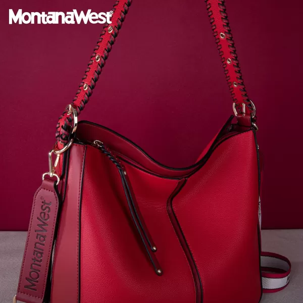 Montana West Hobo Handbag for Women Large Purses and Handbags with Studs and Crossbody Strap