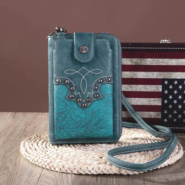 Montana West Small Crossbody Cell Phone Purses for Women Western CellPhone Wallet Bags with Coin Pocket