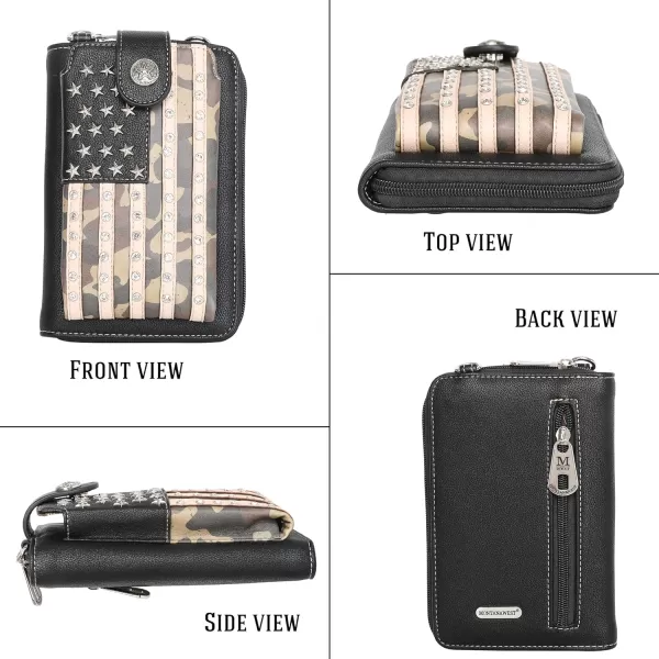 Montana West Small Crossbody Cell Phone Purses for Women Western CellPhone Wallet Bags with Coin Pocket