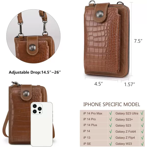 Montana West Small Crossbody Cell Phone Purses for Women Western CellPhone Wallet Bags with Coin Pocket