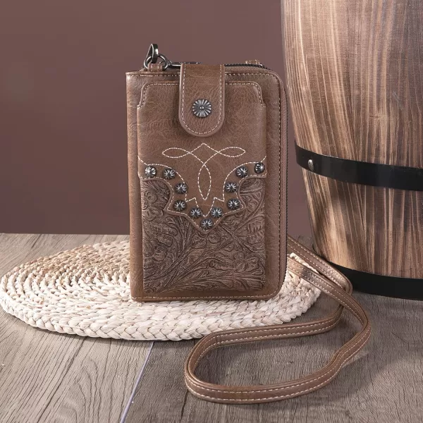 Montana West Small Crossbody Cell Phone Purses for Women Western CellPhone Wallet Bags with Coin Pocket