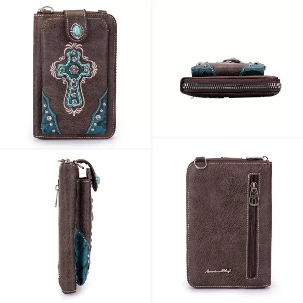 Montana West Small Crossbody Cell Phone Purses for Women Western CellPhone Wallet Bags with Coin Pocket