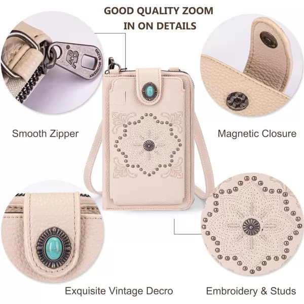 Montana West Small Crossbody Cell Phone Purses for Women Western CellPhone Wallet Bags with Coin Pocket