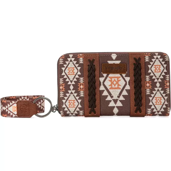 Montana West × Wrangler Wristlet Western Wallet Boho Aztec Credit Card Holder for Women WG2202-W006CF