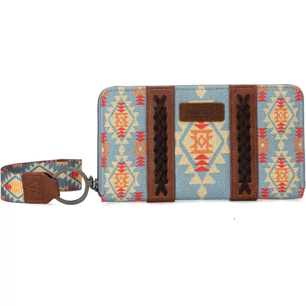 Montana West × Wrangler Wristlet Western Wallet Boho Aztec Credit Card Holder for Women WG2202-W006CF